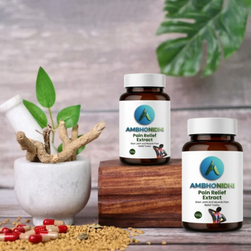 Ambhonidhi Pain Relief Oil and Extract Capsule For Joint & Muscle Pain