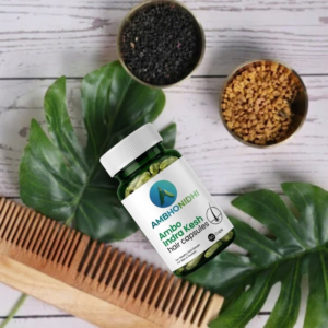 Ambo Indra Kesh Hair Growth Capsules | Ayurvedic Formula for Strong, Thick & Healthy Hair