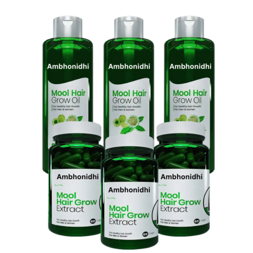 Mool Hair Growth Oil and Capsule For Strong & Healthy Hair Growth