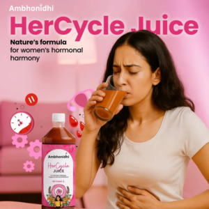 HerCycle Juice – Ayurvedic Women Health Tonic for Hormonal Balance & Regular Periods | 1L
