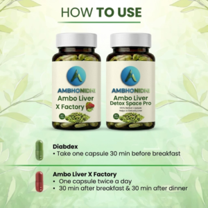Ambo Liver Detox Space Pro Capsules | Supports Liver Detox & Healthy Liver Function | Promotes Digestion & Metabolism | 60 Capsules