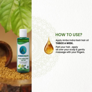 Ambo Indra Kesh Hair Growth Oil | Ayurvedic Nourishment for Strong, Thick & Healthy Hair