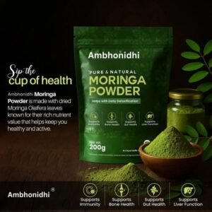 Moringa Powder 200g | Natural Drumstick Leaf Powder for Energy, Immunity & Vitality