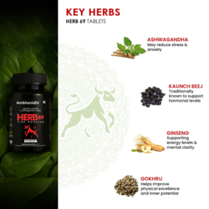 2 Herb69 Tablet and Herb69 Oil Combo