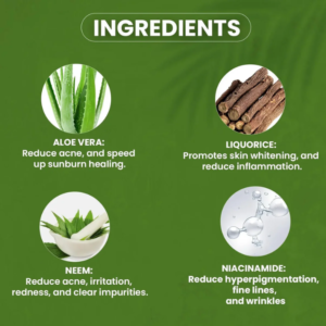 3 Ambhonidhi Neem Aloevera Face Wash for Acne & Pimple – 100 ML