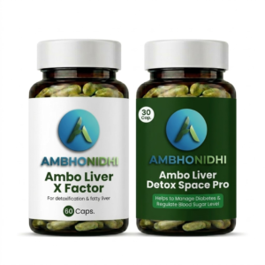 Ambo Liver Detox Space Pro Capsules | Supports Liver Detox & Healthy Liver Function | Promotes Digestion & Metabolism | 60 Capsules