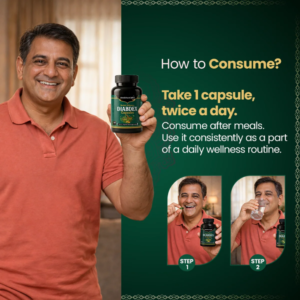 Ambhonidhi Herbal Advanced Diabdex Capsules | Supports Healthy Sugar Levels | 60 Capsules