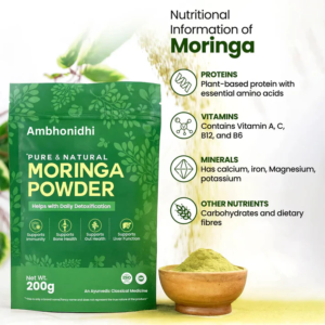 7 I2 Immunity Increaser & Moringa Leaf Powder to Booster Immunity
