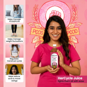 HerCycle Juice – Ayurvedic Women Health Tonic for Hormonal Balance & Regular Periods | 1L