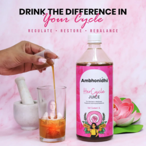 HerCycle Juice – Ayurvedic Women Health Tonic for Hormonal Balance & Regular Periods | 1L