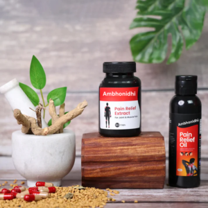 Ambhonidhi Pain Relief Oil and Extract Capsule For Joint & Muscle Pain