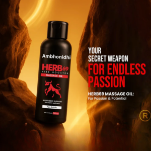 Herb69 Vibe Booster Oil – Best Massage Oil for men