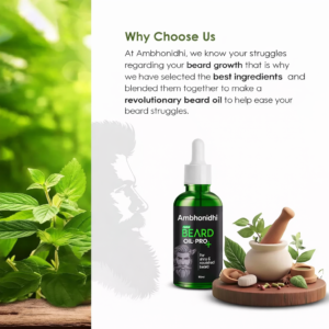 Beard Growth Oil and Capsule for Strong & Healthy Beard Growth