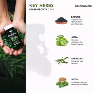 Beard Growth Oil and Capsule for Strong & Healthy Beard Growth