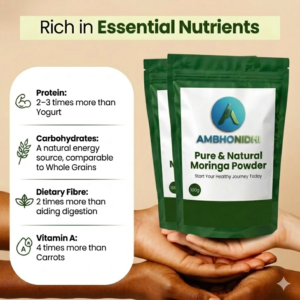 Moringa Powder 200g | Natural Drumstick Leaf Powder for Energy, Immunity & Vitality