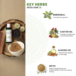 Mool Hair Growth Oil and Capsule For Strong & Healthy Hair Growth