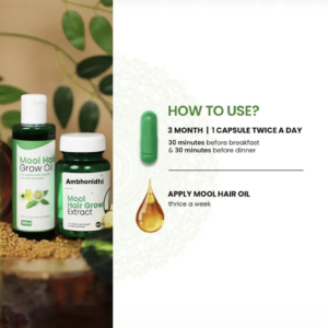 Mool Hair Growth Oil and Capsule For Strong & Healthy Hair Growth