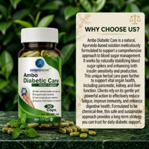 Ambo Diabetic Care | Herbal Support to Manage Blood Sugar