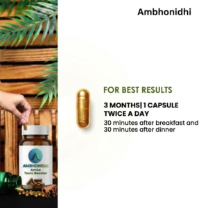 Ambhonidhi’s Testo Booster | Helps Support Men’s Vitality and Stamina Naturally